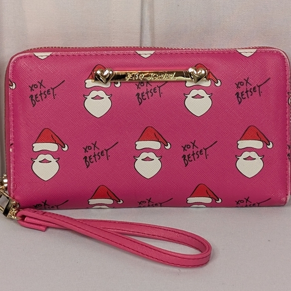 Betsey Johnson Handbags - Betsey Johnson Santa Full Size Wallet Wristlet